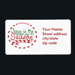 Jesus är orsaken till julsäsongen fraktsedel<br><div class="desc">Religiösa jul</div>