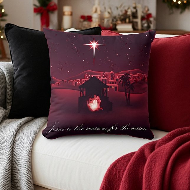 Jesus är orsaken till nyskapande kudde (Skapare uppladdad)