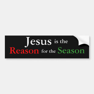 Jesus är orsaken till säsongen bildekal