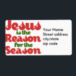 Jesus är orsaken till säsongen fraktsedel<br><div class="desc">Kristus jul</div>