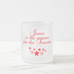 Jesus är orsaken till säsongen Frosted Mugg