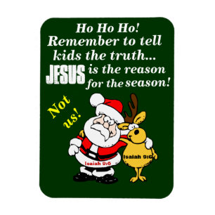 Jesus är orsaken till säsongen, inte vi! magnet