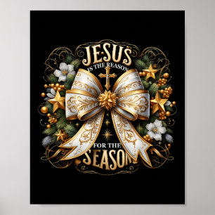 Jesus är orsaken till säsongen jul Jesus Poster