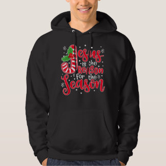Jesus är orsaken till säsongen jul Julafton Hoodie