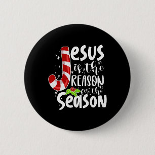 Jesus är orsaken till säsongen jul Julafton Knapp