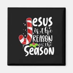 Jesus är orsaken till säsongen jul Julafton Magnet