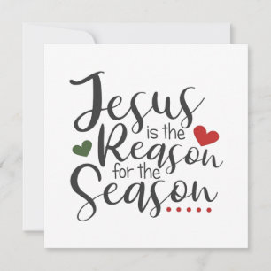 Jesus är orsaken till säsongen jul julkort
