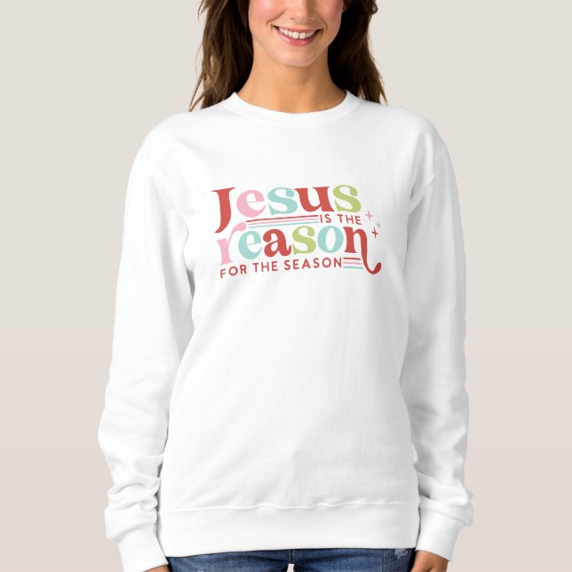 Jesus är orsaken till säsongen | Jul T Shirt (Framsida)