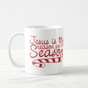 Jesus är orsaken till säsongen kaffemugg