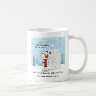 Jesus är orsaken till säsongen kaffemugg