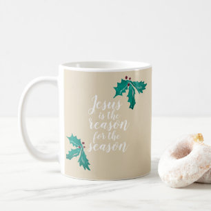 Jesus är orsaken till säsongen kaffemugg