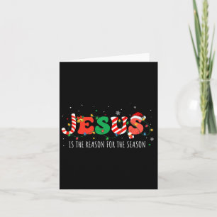 Jesus är orsaken till säsongen kristen tro kort