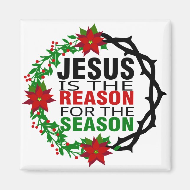 Jesus är orsaken till säsongen magnet (Framsidan)