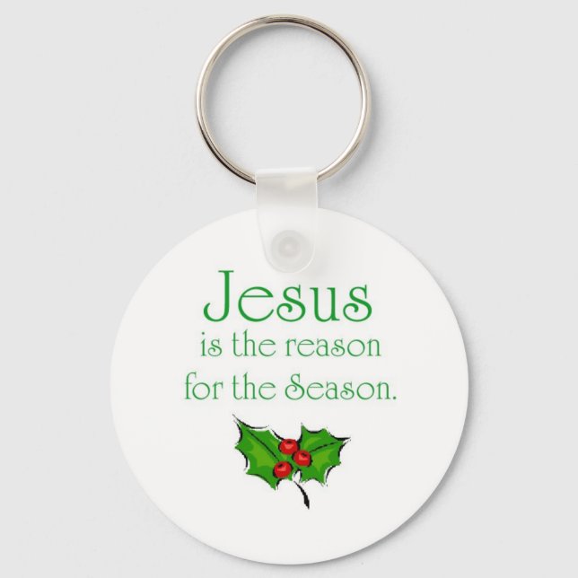 Jesus är orsaken till säsongen nyckelring (Framsida)
