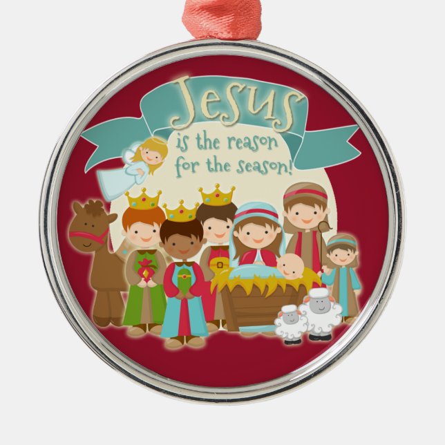 "Jesus är orsaken till säsongen" Ornament (Framsidan)