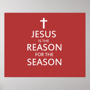 Jesus är orsaken till säsongen poster