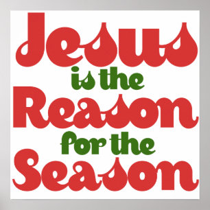 Jesus är orsaken till säsongen poster