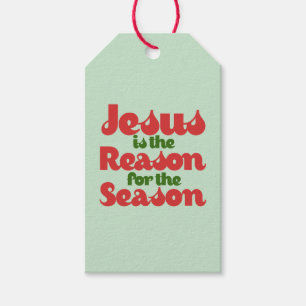 Jesus är orsaken till säsongen presentetikett