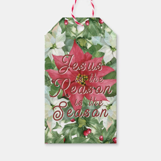 Jesus är orsaken till säsongen presentetikett (Framsidan)