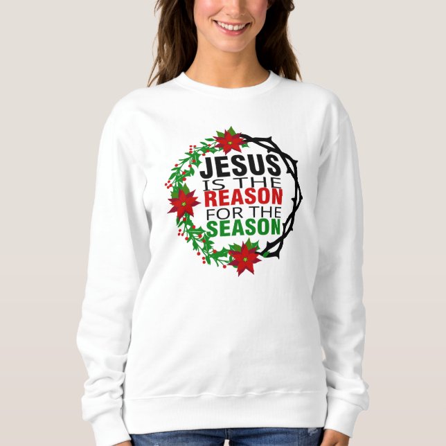 Jesus är orsaken till säsongen t shirt (Framsida)