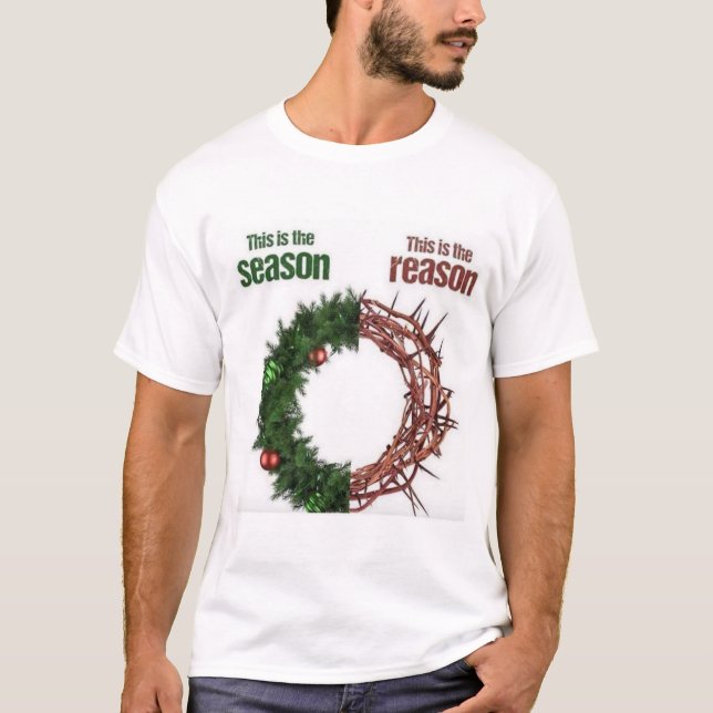 Jesus är orsaken till säsongen t shirt (Framsida)