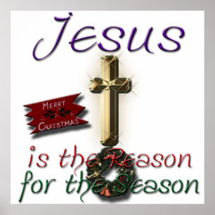 Jesus är orsaken till säsongsbilden poster