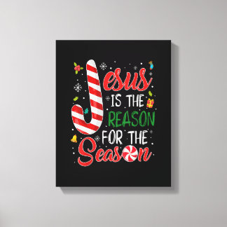 Jesus är orsaken till säsongsdammen canvastryck
