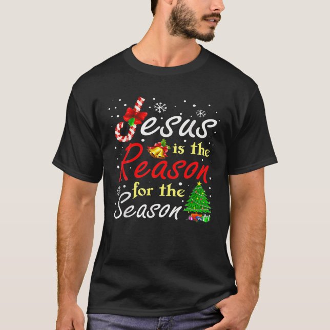 Jesus är orsaken till säsongsgåvorna t shirt (Framsida)