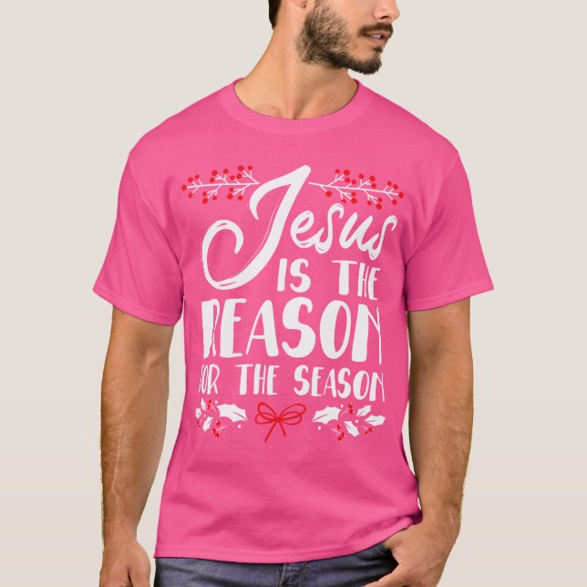Jesus är orsaken till säsongsjuldagen X T Shirt (Framsida)