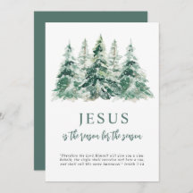 Jesus är orsaken till säsongsjulen