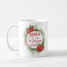 Jesus är orsaken till säsongsjulen kaffemugg