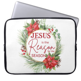 Jesus är orsaken till säsongsjulen laptop fodral