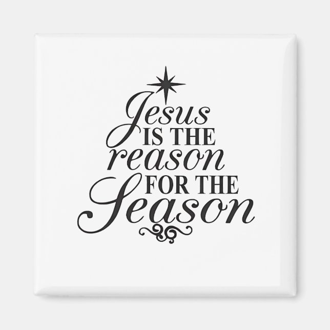Jesus är orsaken till säsongsjulen magnet (Framsidan)