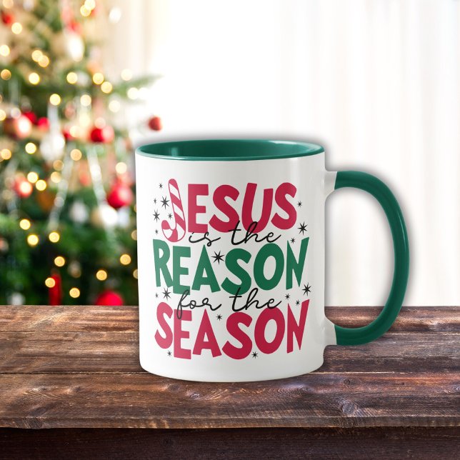 Jesus är orsaken till säsongsjulen mugg (Skapare uppladdad)