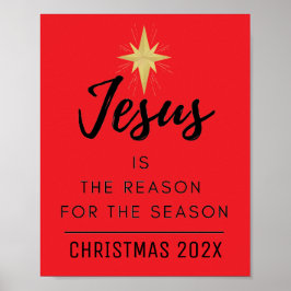 Jesus är orsaken till säsongsjulen poster