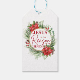 Jesus är orsaken till säsongsjulen presentetikett