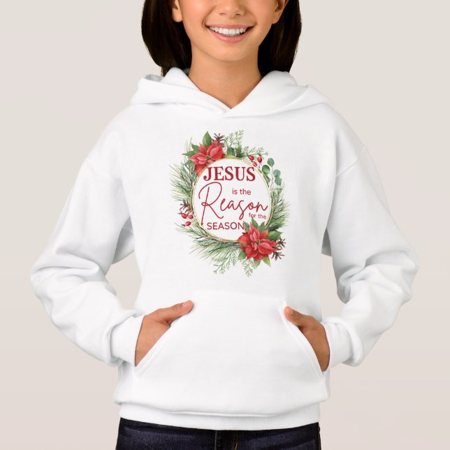 Jesus är orsaken till säsongsjulen t shirt (Framsida)
