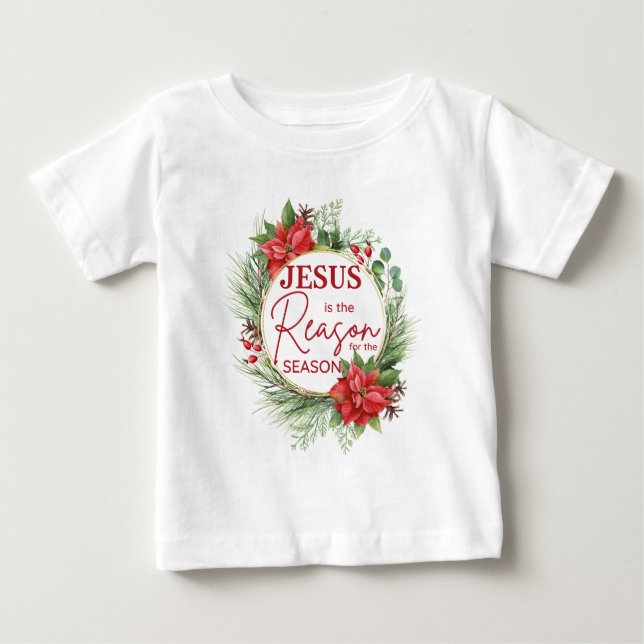 Jesus är orsaken till säsongsjulen t shirt (Framsida)