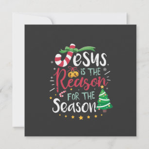 Jesus är orsaken till säsongsjulkortet