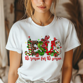 Jesus är orsaken till säsongsjullen t shirt