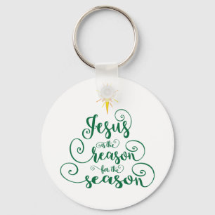 Jesus är orsaken till säsongskalkedjan nyckelring