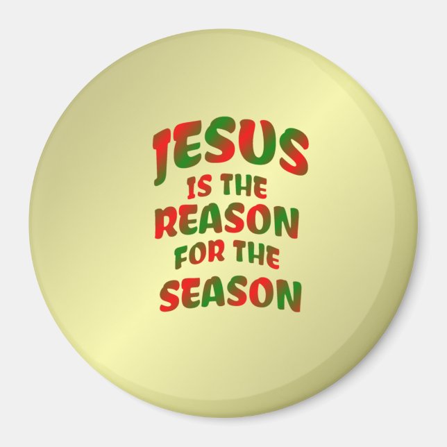 Jesus är orsaken till säsongsvinnen magnet (Framsidan)