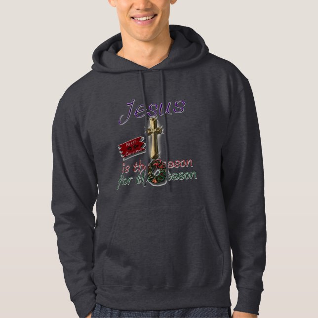 Jesus är orsaken till Season Hoodie Jacka (Framsida)