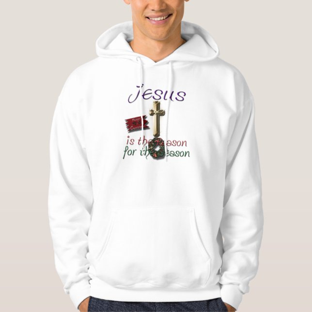 Jesus är orsaken till Season Hoodie Jacka (Framsida)