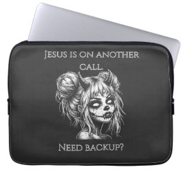 Jesus är på en annan telefon – Succubus backup Laptop Fodral