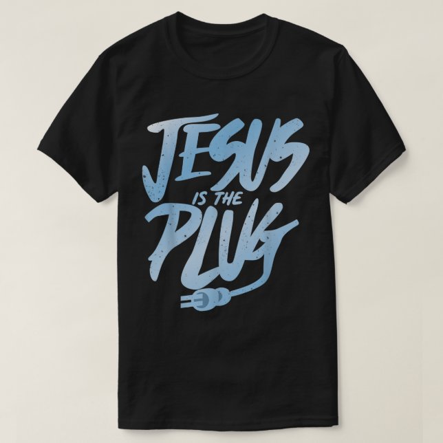 JESUS ÄR PLUG T SHIRT (Design framsida)