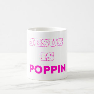 Jesus är Poppin Classic Mugg, version 1 Kaffemugg