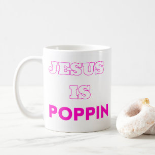 Jesus är Poppin Classic Mugg version 2