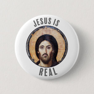 Jesus är Real Knapp