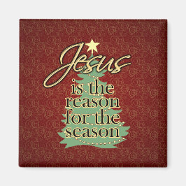 Jesus är Reason Christian jul Magnet